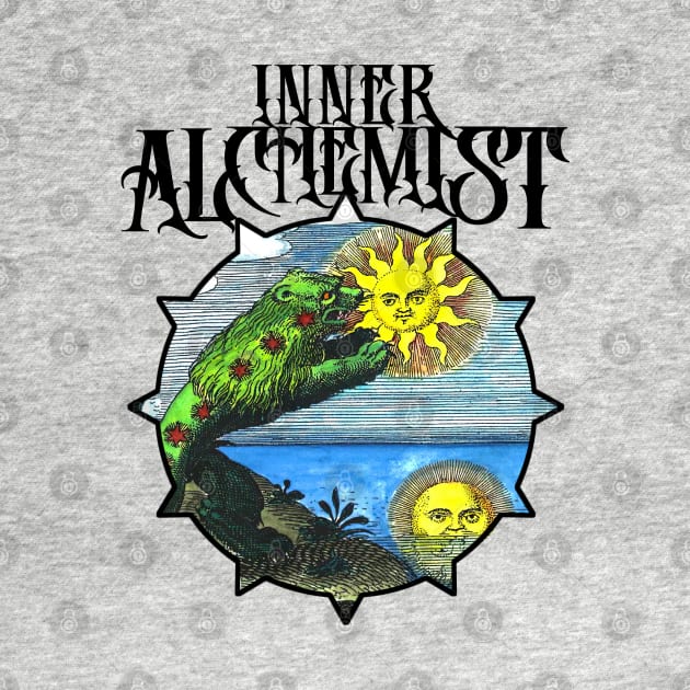 Inner Alchemist - Green Lion Alchemy vintage design by AltrusianGrace